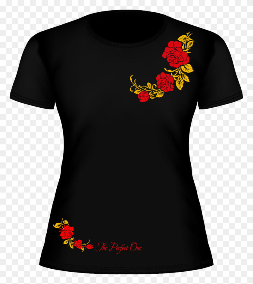 779x884 La Camiseta The Perfect One La Rosa Roja Active Shirt, Clothing, Apparel, T-shirt HD PNG Download