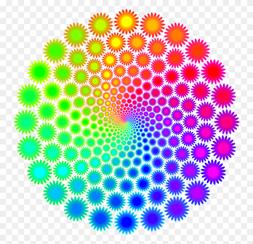 750x750 La Casa Mandarina Television Channel World Clean Amp Circle With Dots Inside, Ornament, Pattern, Fractal HD PNG Download