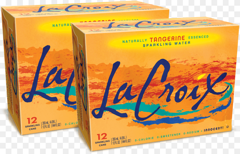 La Croix Tangerine, Box, Cardboard, Carton Clipart PNG
