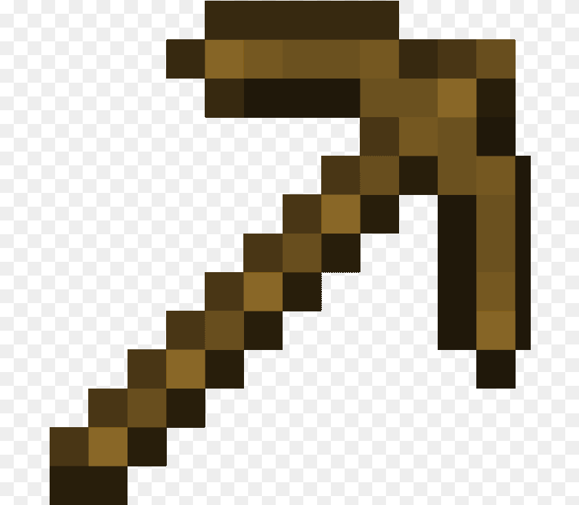 699x733 La Enciclopedia De Minecraft Minecraft Wooden Pickaxe, Chess, Game Transparent PNG