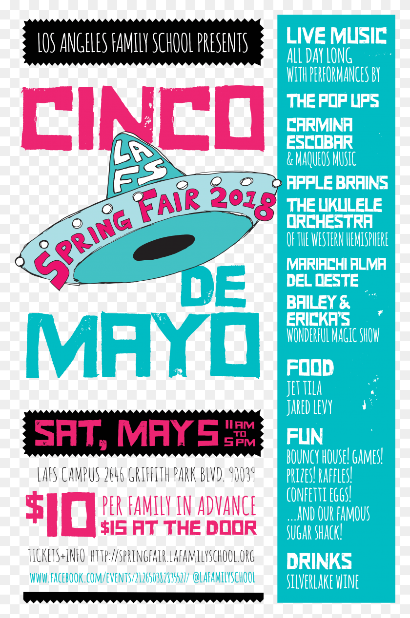 3174x4918 La Family School Cinco De Mayo Spring Fair Flyer, Advertisement, Poster, Paper HD PNG Download