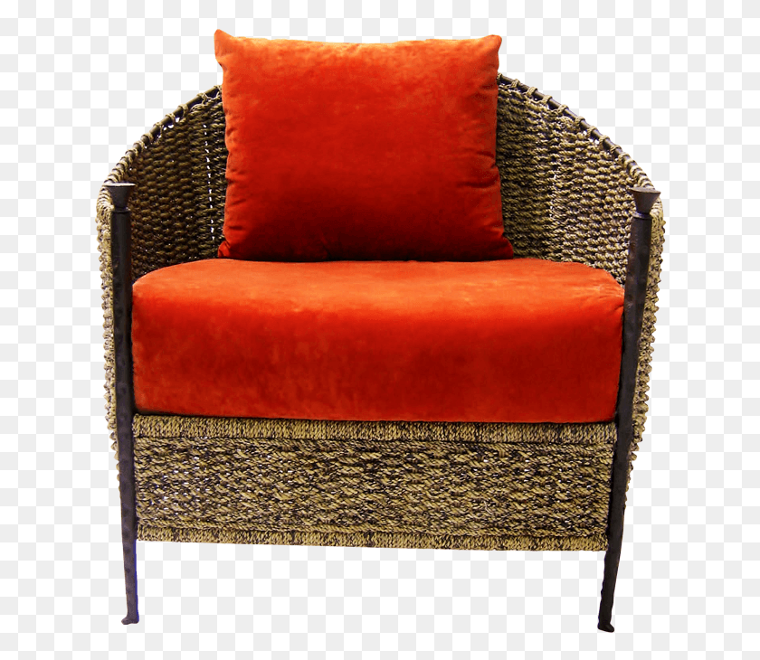 634x670 La Mancha Club Chair Futon Pad, Furniture, Armchair, Rug HD PNG Download