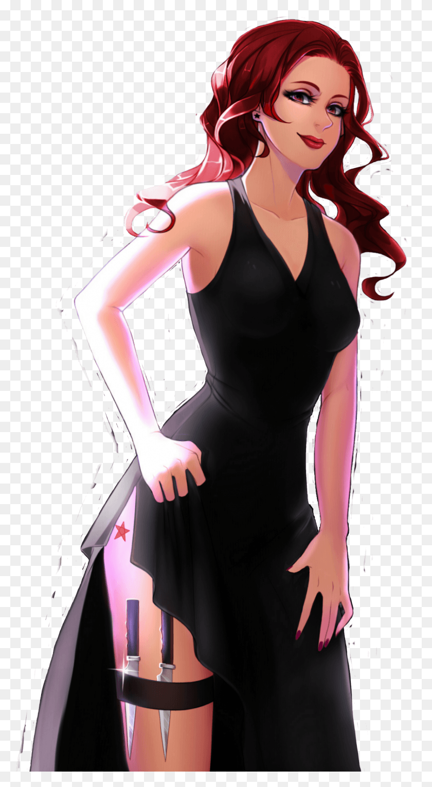 1122x2115 La Noire Main Theme Red Hair, Clothing, Apparel, Person HD PNG Download