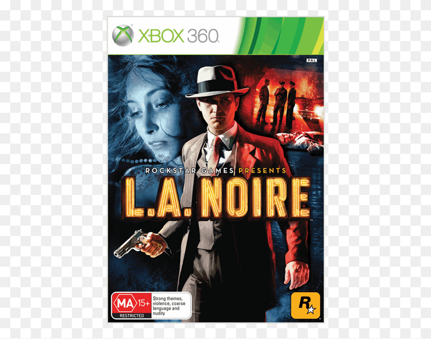 428x601 La Noire Xbox, Человек, Человек, Шляпа Hd Png Скачать