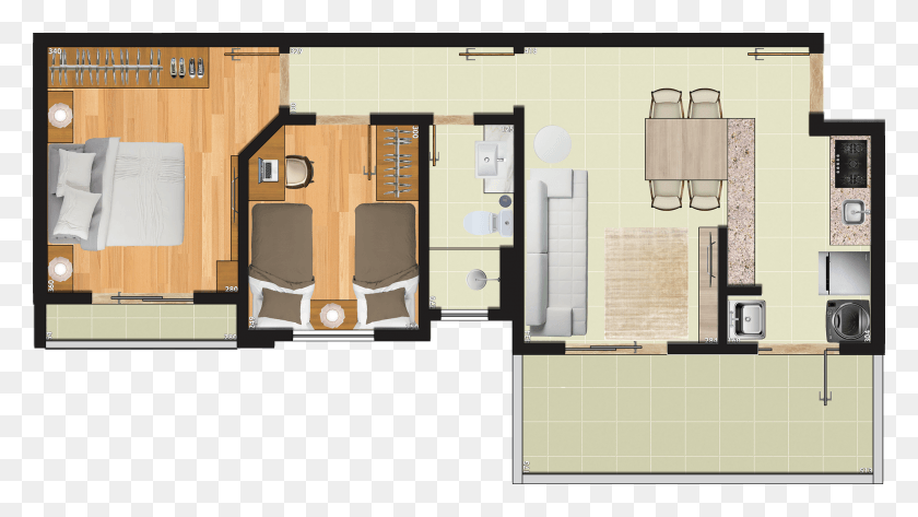 2065x1094 La Provence Planta Floor Plan, Floor Plan, Diagram, Chair HD PNG Download