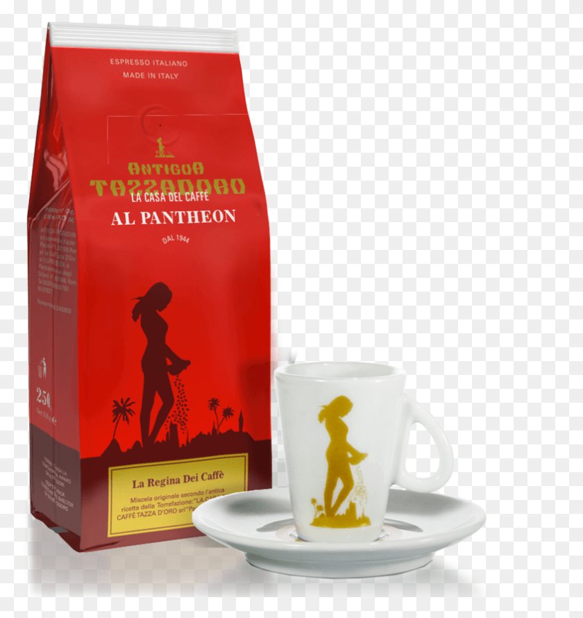 785x836 La Regina Tazza D Oro Caffe, Pottery, Saucer, Coffee Cup HD PNG Download