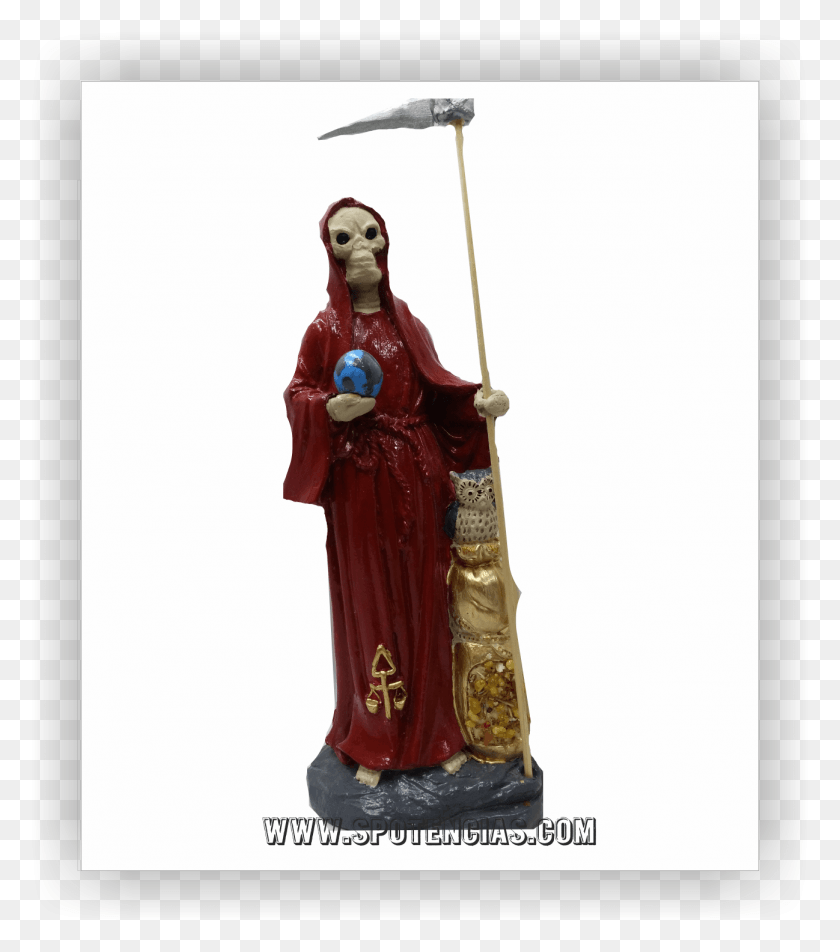 1298x1485 La Santa Muerte Color Rojo 30Cm Estatua, Figurilla, Persona, Humano Hd Png