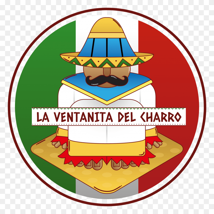 2499x2498 La Ventanita Del Charro Logo Emblem, Label, Text, Clothing HD PNG Download
