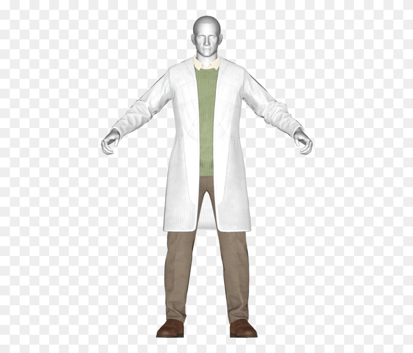 434x657 Lab Coat Fallout 4 Father Outfit, Clothing, Apparel, Lab Coat HD PNG Download
