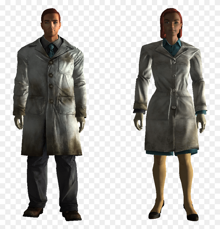 744x815 Lab Coat Fallout New Vegas Powder Gangers, Clothing, Apparel, Overcoat HD PNG Download