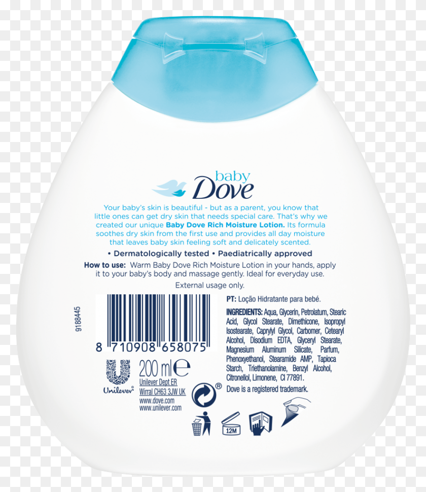 821x958 Label Of Dove Lotion, Bottle, Text, Shampoo HD PNG Download