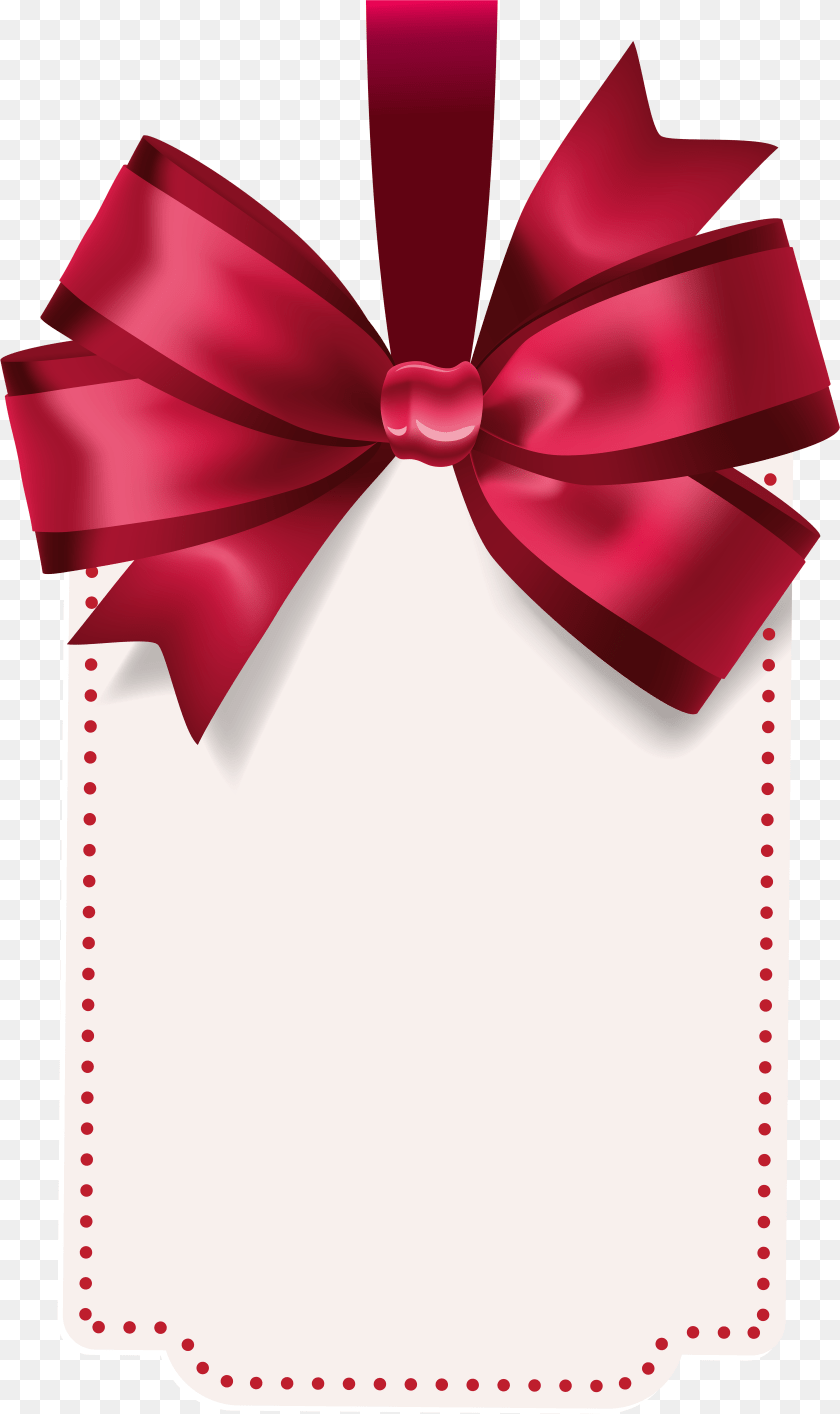 4665x7851 Label With Red Bow Template Clip Art Image Gallery Christmas Gift Tag, Appliance, Ceiling Fan, Device, Electrical Device Transparent PNG