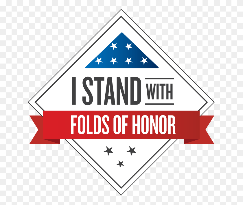 647x650 Labor Day Weekend Is Patriot Golf Weekend At Ogagc Stand With Folds Of Honor, Triangle, Symbol, Text HD PNG Download