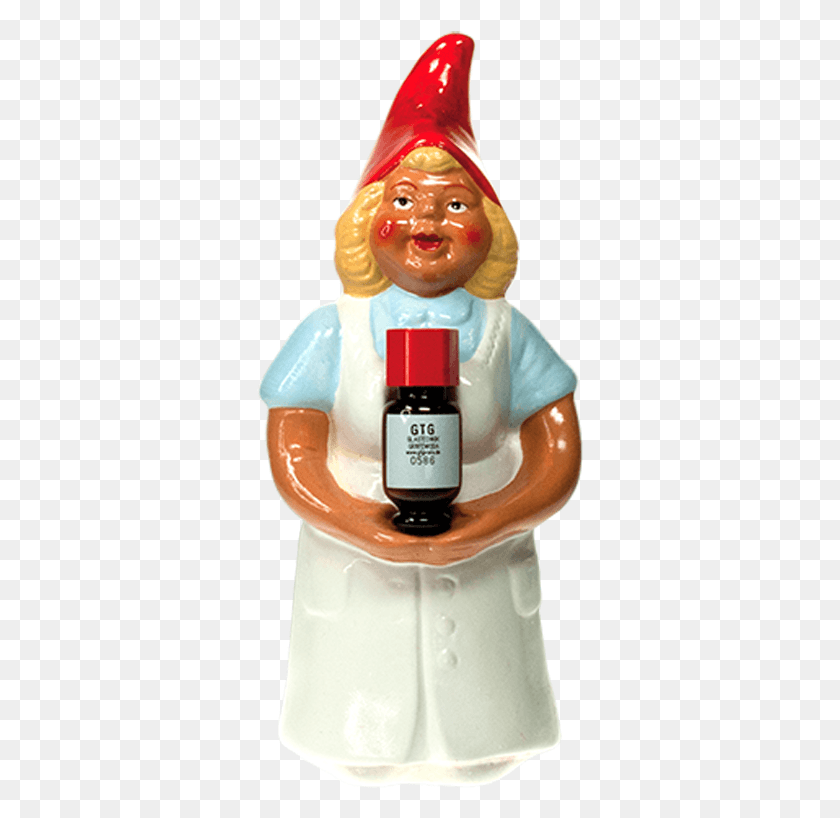 327x758 Descargar Png Laboratorio Dama Gnomo Gnomo De Jardín, Botella, Figurilla, Cosméticos Hd Png