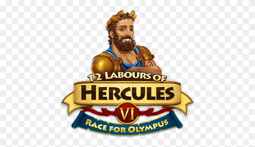 455x426 Подвиги Геркулеса Vi Race For Olympus Clear Logo, Word, Person, Human Hd Png Скачать