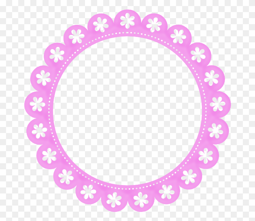 682x671 Lacarolita Just Beautiful Frame Rounding Frame Round, Bracelet, Jewelry, Accessories HD PNG Download