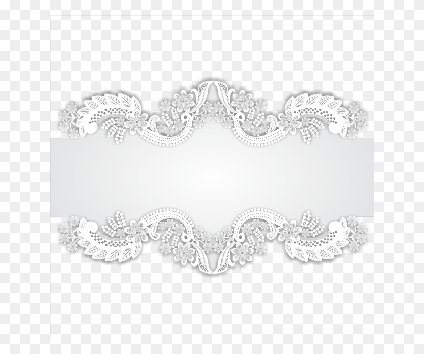 640x640 Lace Border Card Transparent Black Lace Background, Bracelet, Jewelry, Accessories Descargar Hd Png