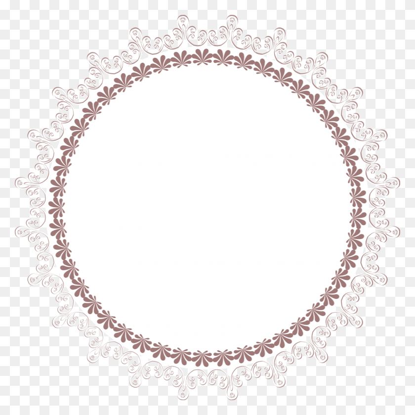 2000x2000 Lace Circular Frame Circle, Bracelet, Jewelry, Accessories HD PNG Download