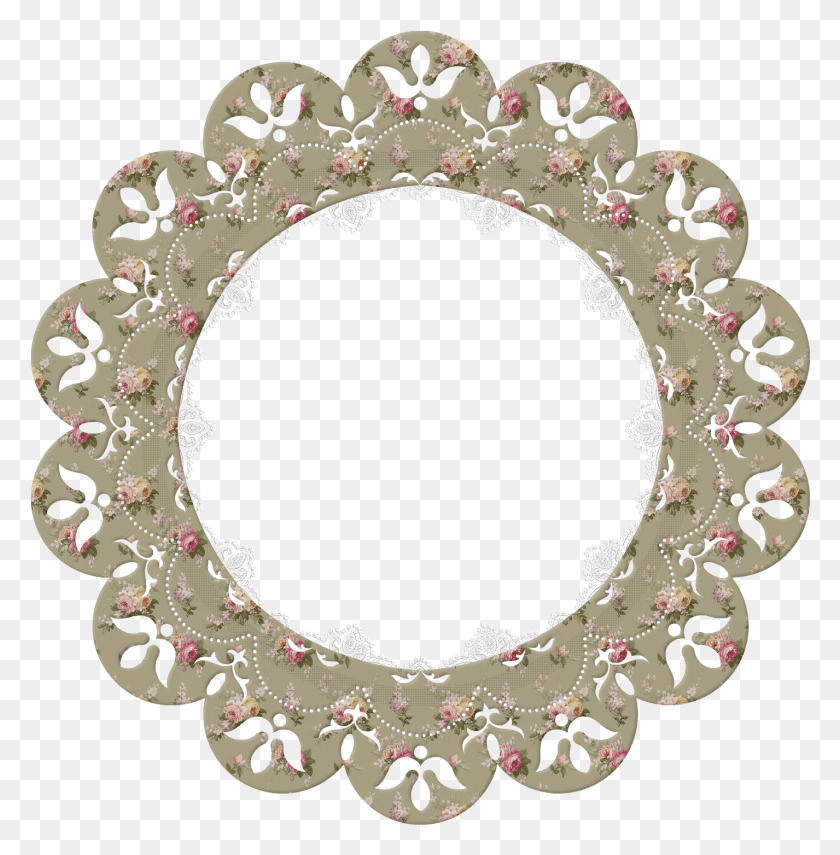 1426x1454 Lace Frame Imgkid Com The Image Kid Has It Papercutting, Wreath, Rug HD PNG Download