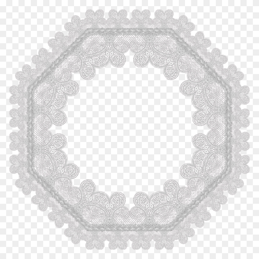 1564x1563 Lace Scrapbooking Paper, Rug, Wreath HD PNG Download