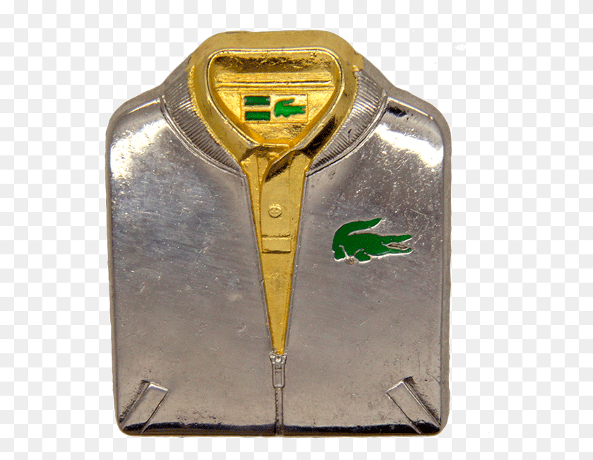 546x591 Lacoste Shirt Sweater Pin Gold Amp Silver Emblem, Clothing, Apparel, Wristwatch HD PNG Download