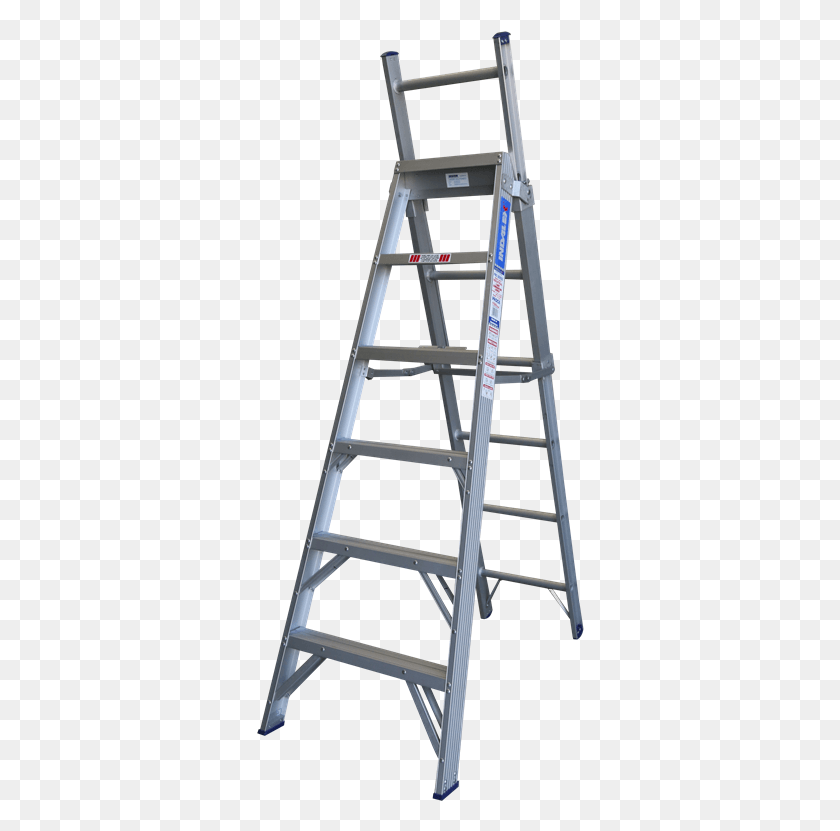 328x771 Ladder, Fence, Outdoors, Construction HD PNG Download