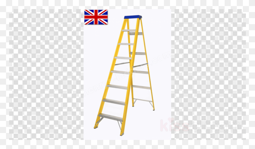 900x500 Ladder Clipart Attic Ladder Glass Fiber White Sheet With Pin, Construction, Flag, Symbol HD PNG Download