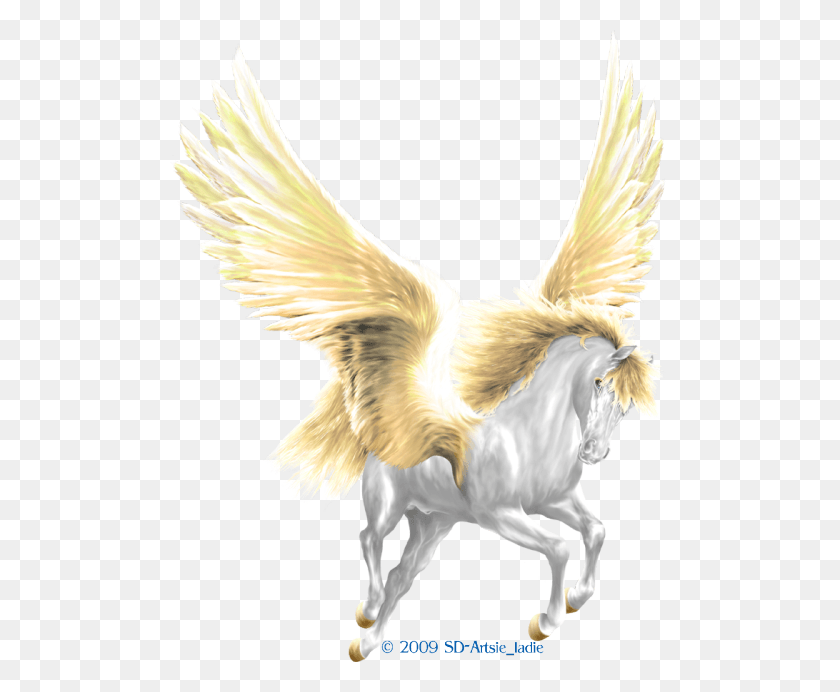 500x632 Ladie Golden Pegasus, Chicken, Poultry, Fowl HD PNG Download