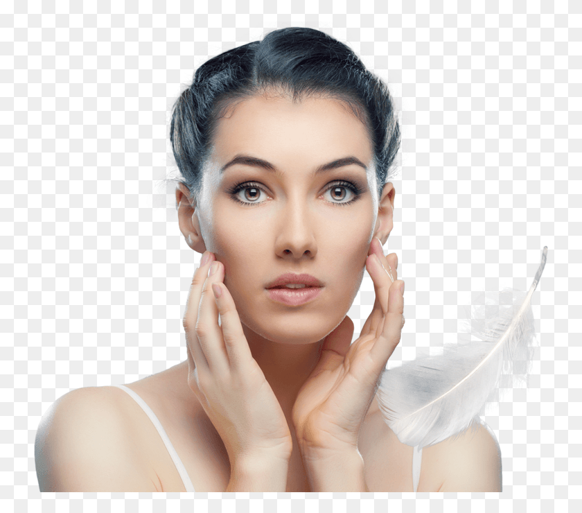 743x680 Ladies Beauty Parlour Facial, Clothing, Apparel, Person HD PNG Download