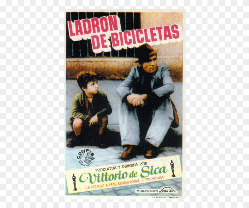 412x641 Ladrn De Bicicletas Bicycle Thieves, Poster, Advertisement, Person HD PNG Download