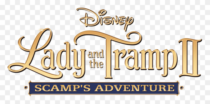 1750x797 Lady And The Tramp Ii Calligraphy, Alphabet, Text, Word HD PNG Download