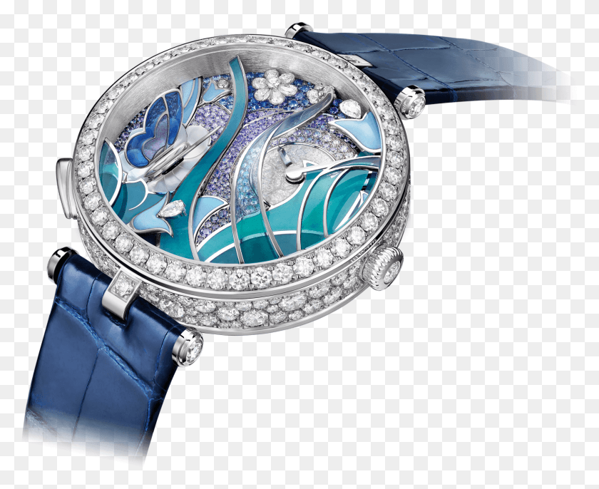 1618x1299 Lady Arpels Papillon Automate Watchshiny Alligator Van Cleef Amp Arpels Lady Arpels Papillon Automate, Wristwatch, Accessories, Accessory HD PNG Download
