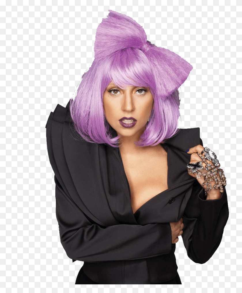 750x958 Lady Gaga, Hair, Wig, Person HD PNG Download