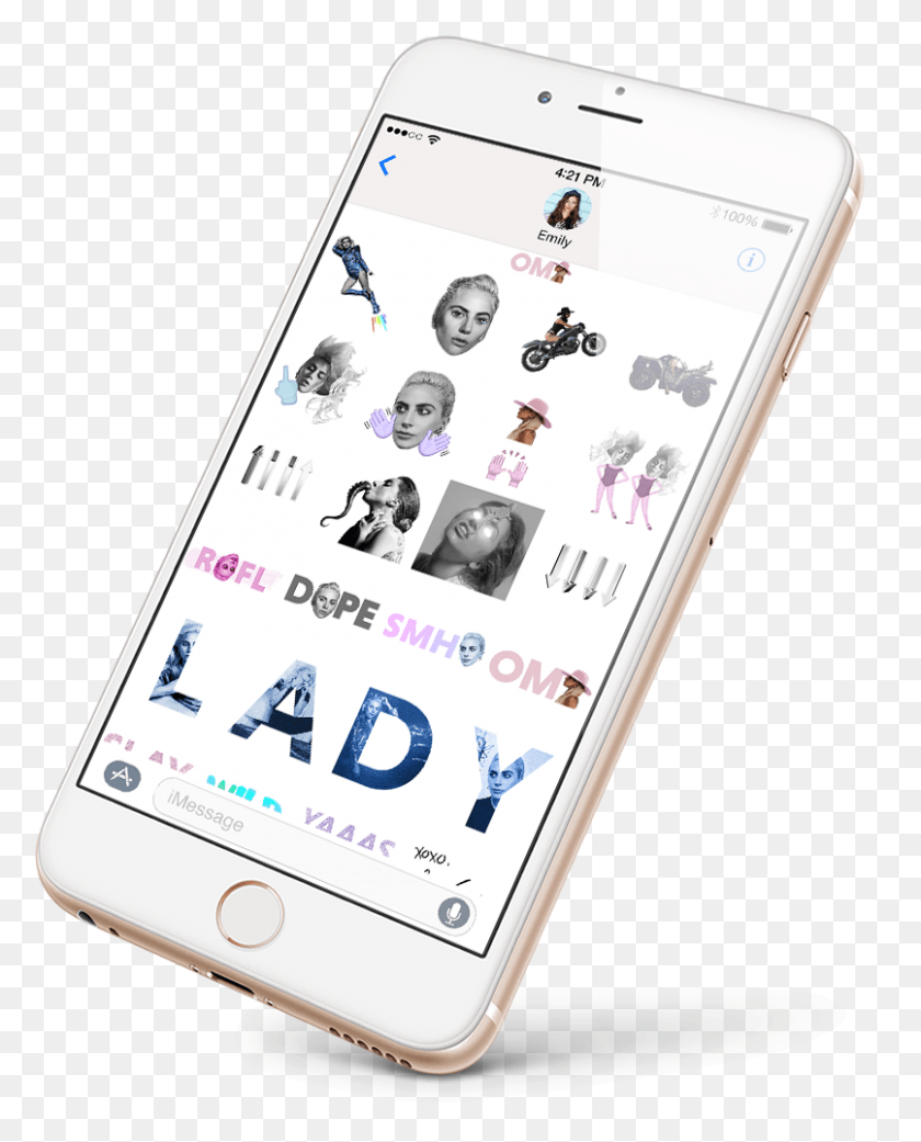 806x1014 Леди Гага Получает Свое Собственное Приложение Emoji, Мобильный Телефон, Телефон, Электроника Hd Png Скачать