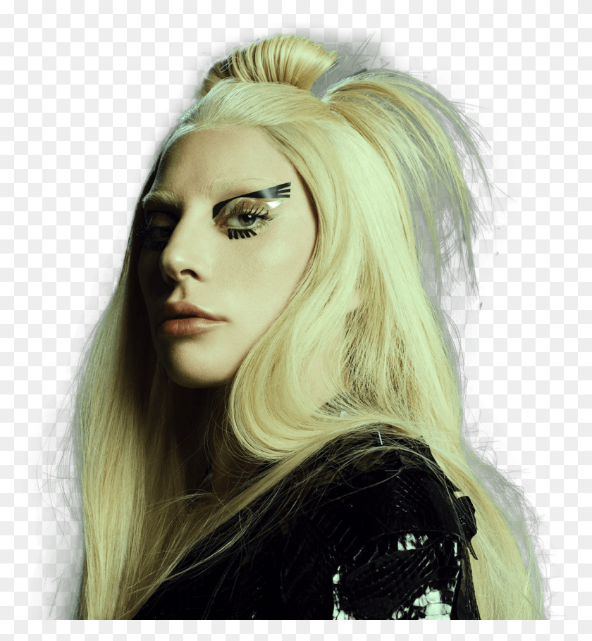 1100x1200 Lady Gaga Poker Face Lady Gaga Moving Gif Transparent, Head, Person, Human HD PNG Download