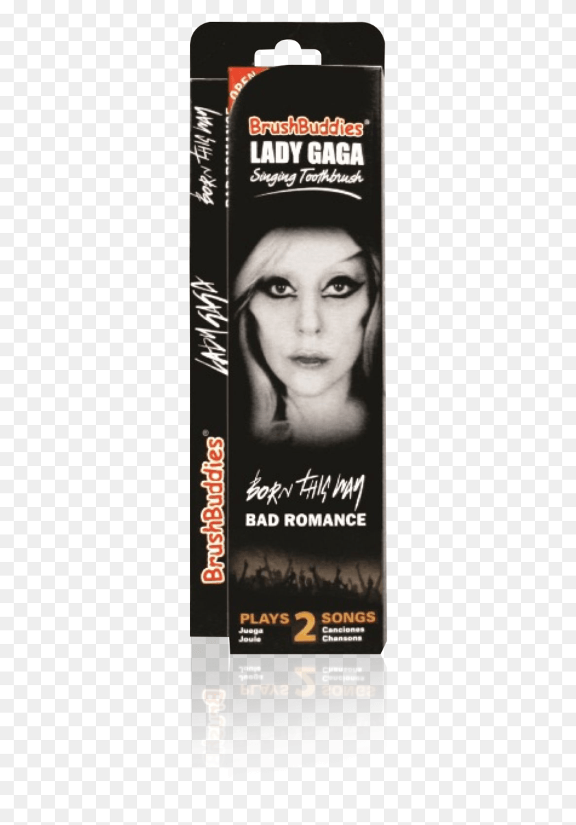 290x1144 Lady Gaga Singing Toothbrush Featuring Brush Buddies Toothbrush Lady Gaga, Person, Human, Novel HD PNG Download