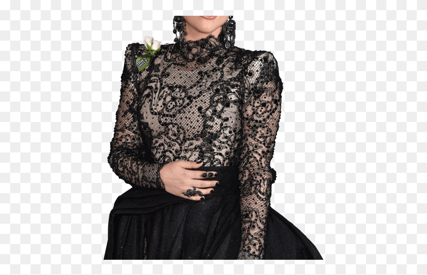 435x481 Lady Gaga Transparent Images Photo Shoot, Lace, Person, Human HD PNG Download