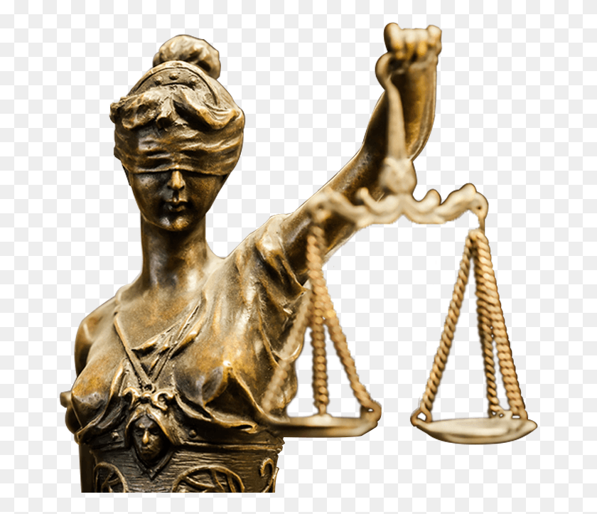 675x663 Lady Justice Holding The Scales Brass Law Statute, Bronze, Figurine, Gold HD PNG Download