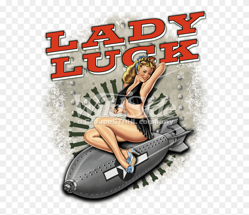 584x663 Lady Luck Pin Up Girl, Person, Human, Advertisement HD PNG Download