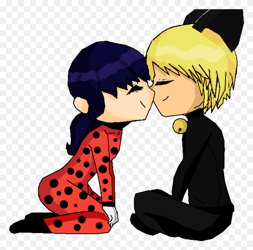 1303x1289 Ladybug And Chat Noir Love, Person, Human, Performer HD PNG Download