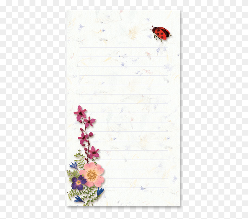 402x683 Ladybug Garden Dweller Mini Notepad Paper, Text, Plant HD PNG Download