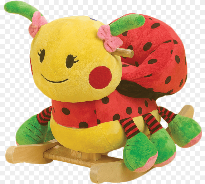 817x755 Ladybug Rocker, Plush, Toy Transparent PNG