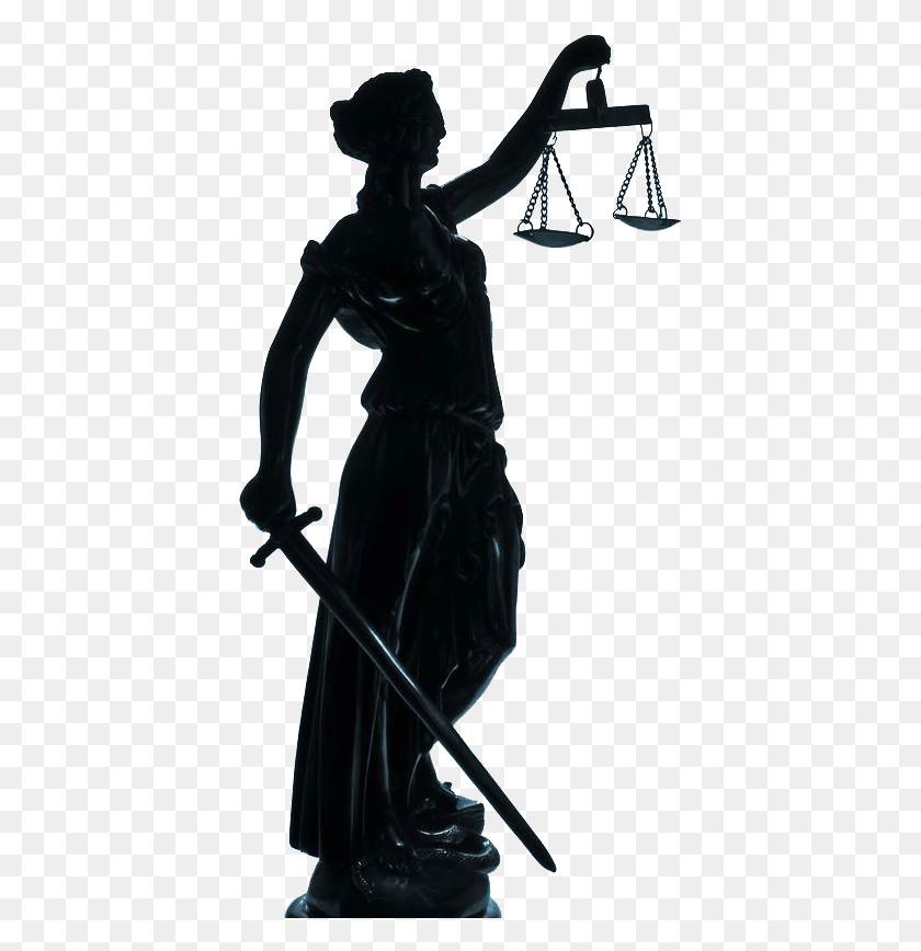 405x808 Ladyjustice Statue Of Justice Silhouette, Ninja, Person, Human HD PNG Download
