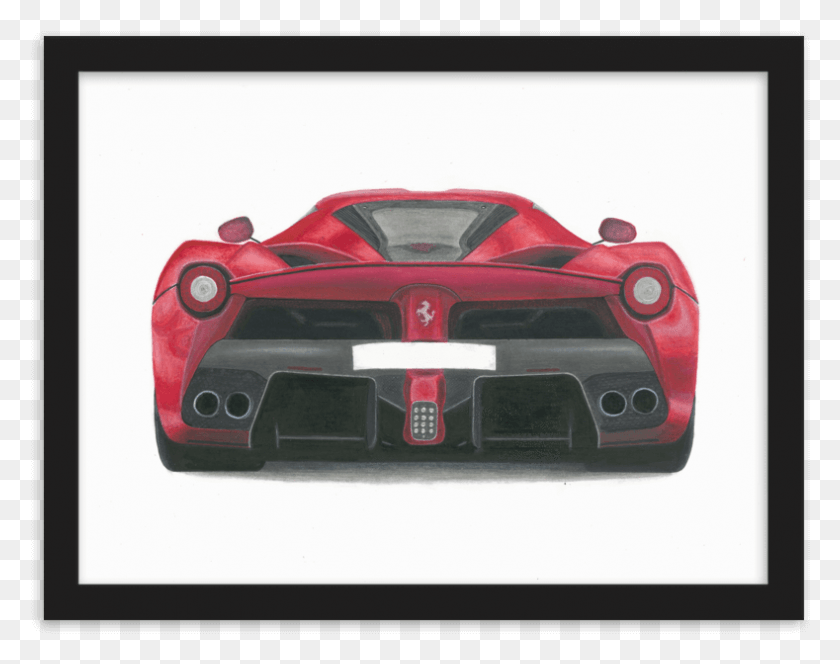 789x611 Laferrari Drawing Fxx Ferrari Pagani Huayra, Car, Vehicle, Transportation HD PNG Download