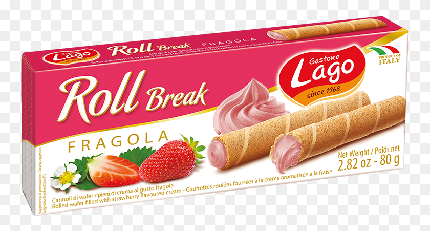 759x391 Lago Roll Break, Cream, Dessert, Food HD PNG Download