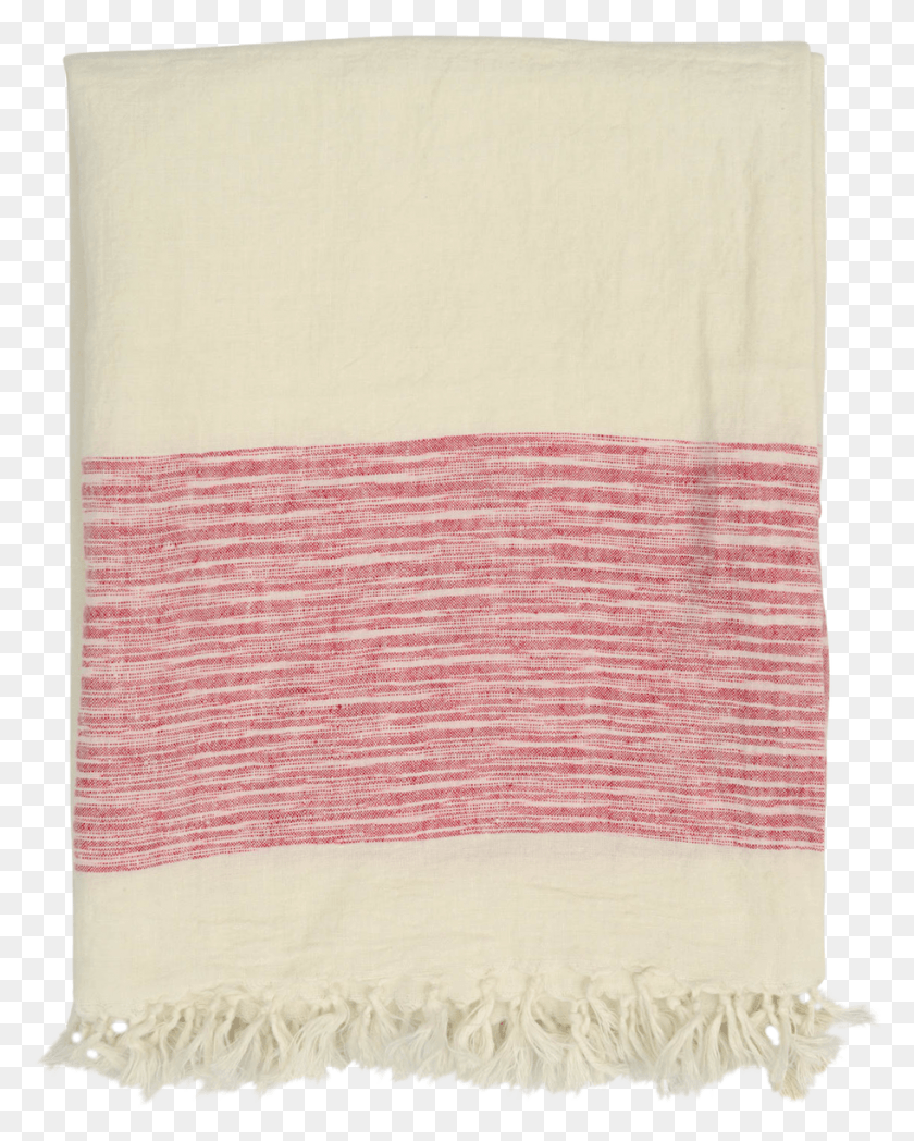 911x1154 Laguna Red Striped Linen Throw Scarf, Rug, Towel, Bath Towel HD PNG Download