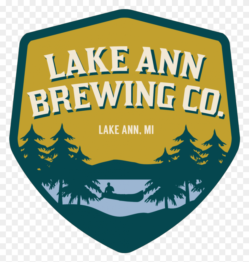 971x1025 Descargar Png Lake Ann Brewing Company Emblema, Etiqueta, Texto, Logotipo Hd Png