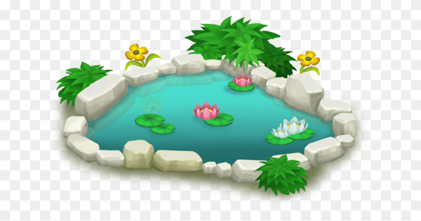 657x381 Lake Clipart Big Pond Pond In Hay Day, Birthday Cake, Cake, Dessert HD PNG Download