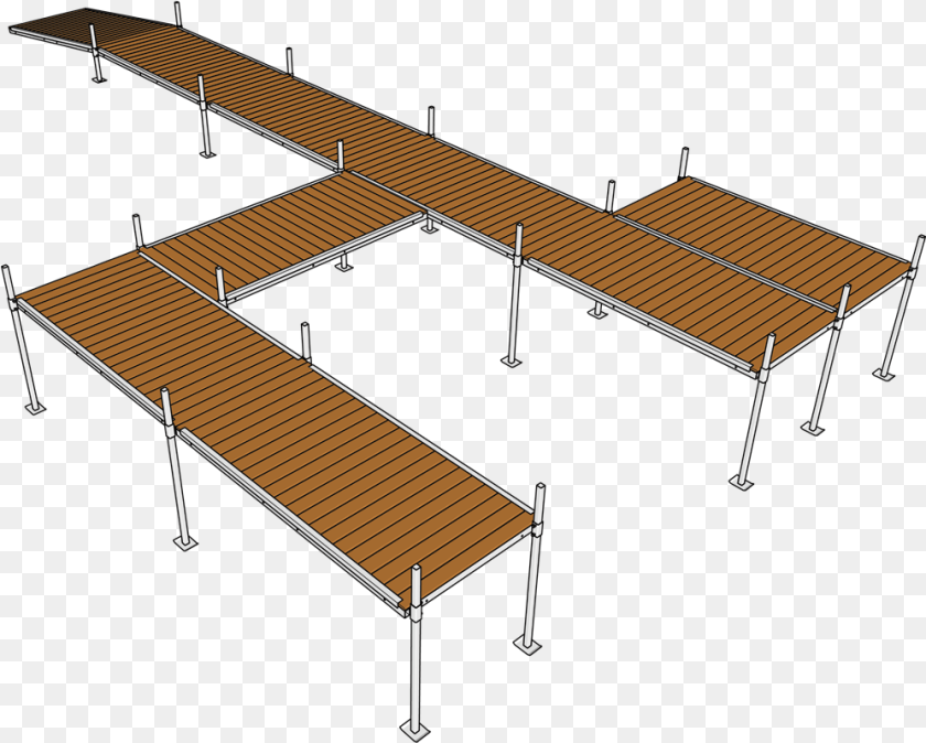 Lake Dock, Furniture, Plywood, Table, Wood Sticker PNG