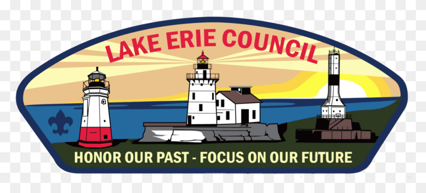 985x405 Lake Erie Council Patch, Building, Architecture, Tower HD PNG Download
